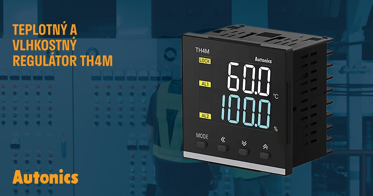 Autonics Teplotny a vlhkostny regulator TH4M
