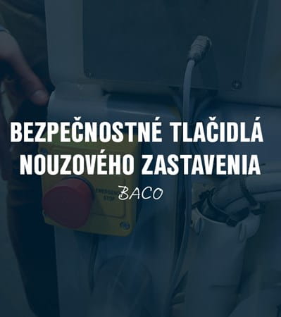 BACO Bezpečnostné tlačidlá núdzového zastavenia