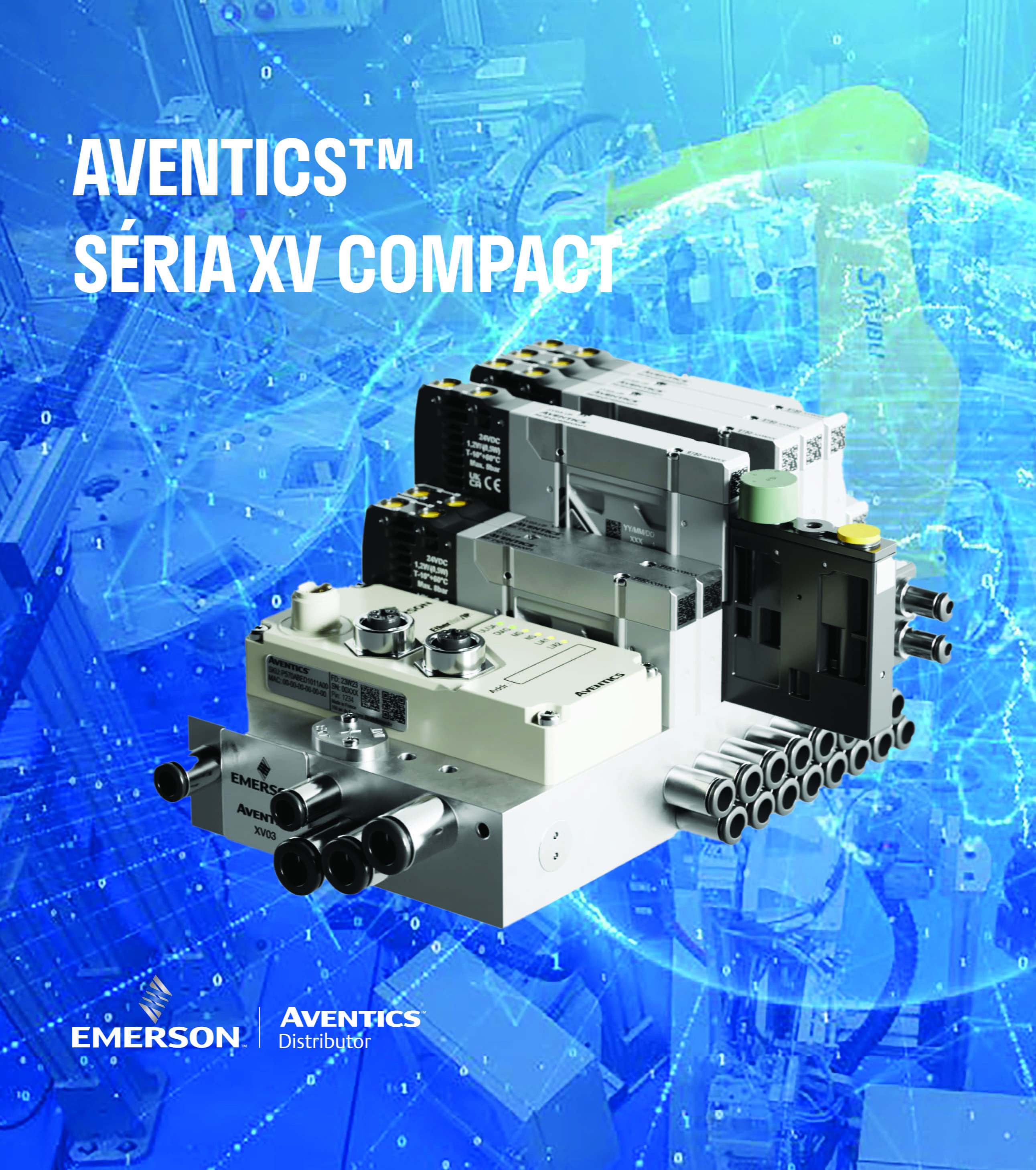 Pneumatické ventilové terminály Aventics Seria XV compact