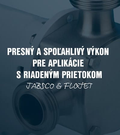 Xylem Jabsco Flojet aplikace s rizenym prutokem