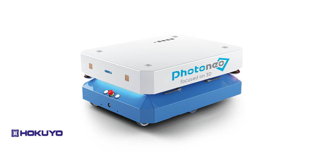 Hokuyo bezpecnostny skener v amr photoneo
