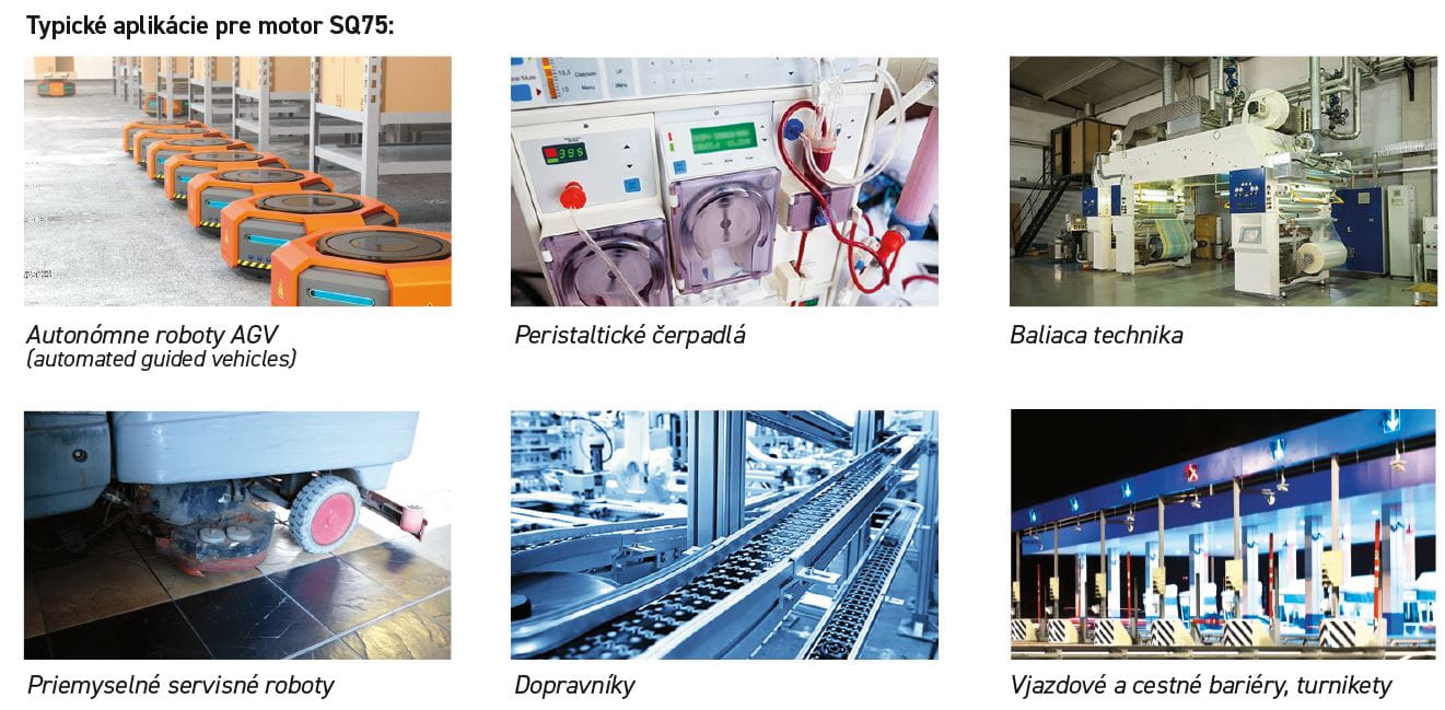 Crouzet smart power dc brushless motor sq75