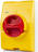 Odpínač 25 A 3pólový v krytu červená / žlutá