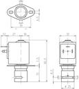 2/2 hose clamp valve-dimension drawing