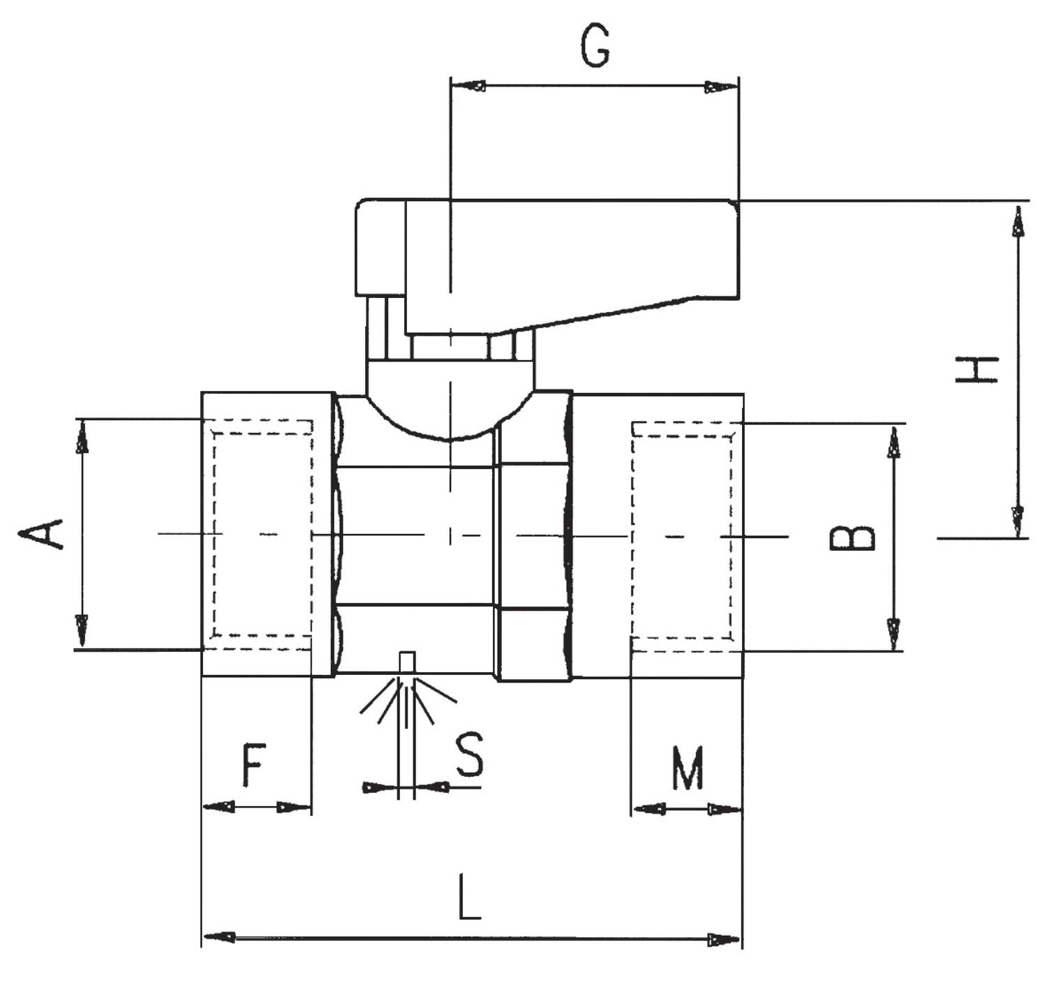 6600 internal thread with airing, size