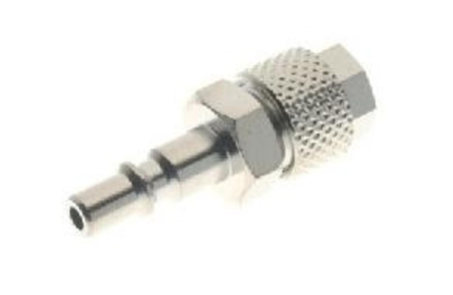 Bayonet coupling, male with high-speed connection