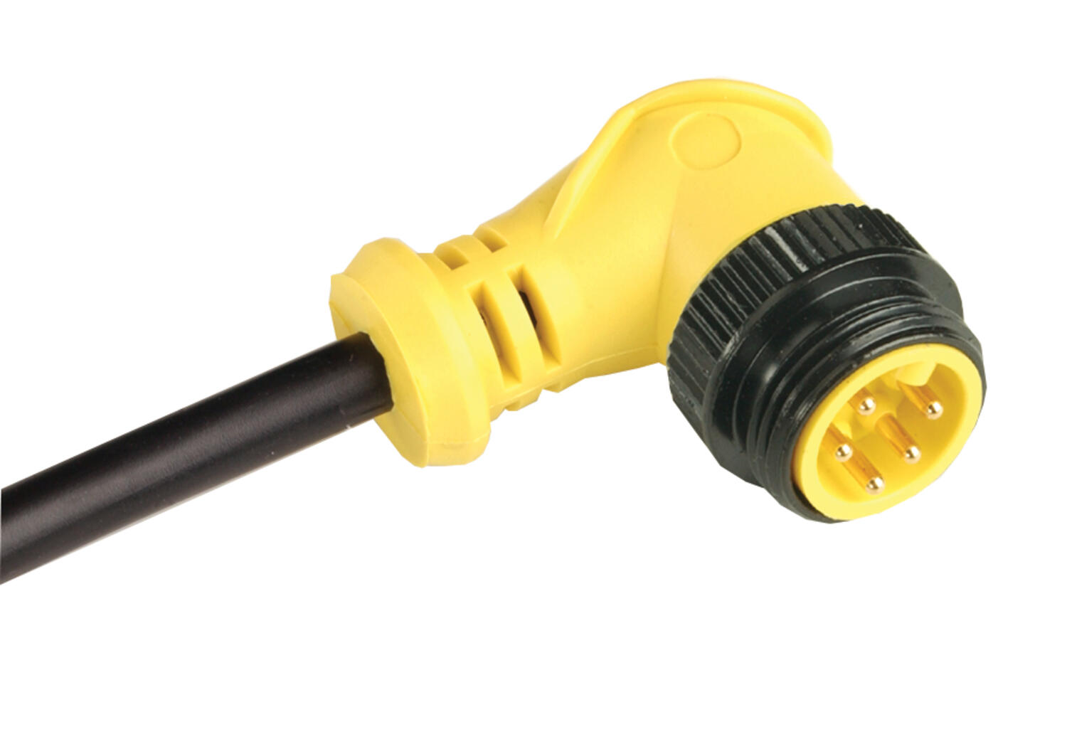 Cable for feed supply, angled male