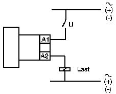 Connection sketch 110-240V AC/DC