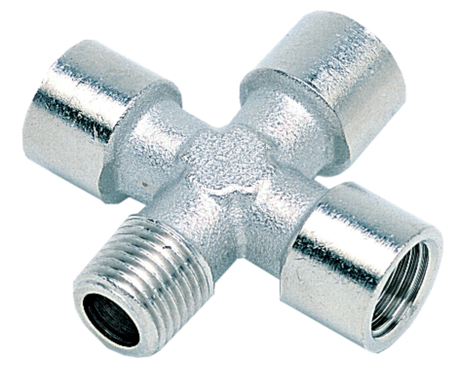 Cross tubing, 1x external, 3x internal tap