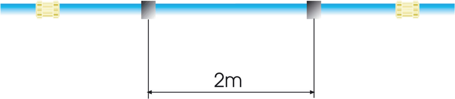 Dimension, Pipe socket, steel-gum