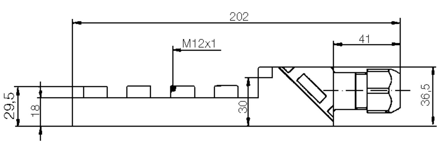 Dimension 1 Plinthconnection 8 port