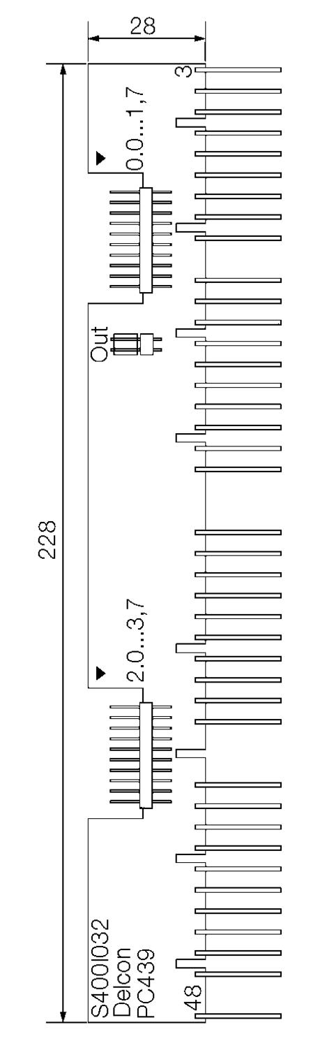 Dimension Adaptersystem Siemens simatic S7-400