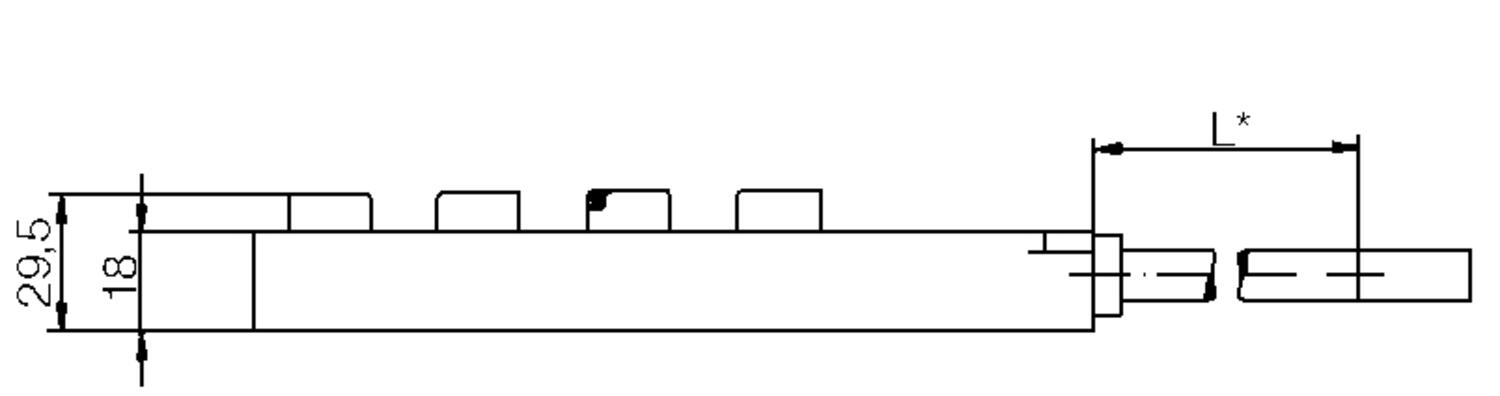 Dimension Cable connection 8 port