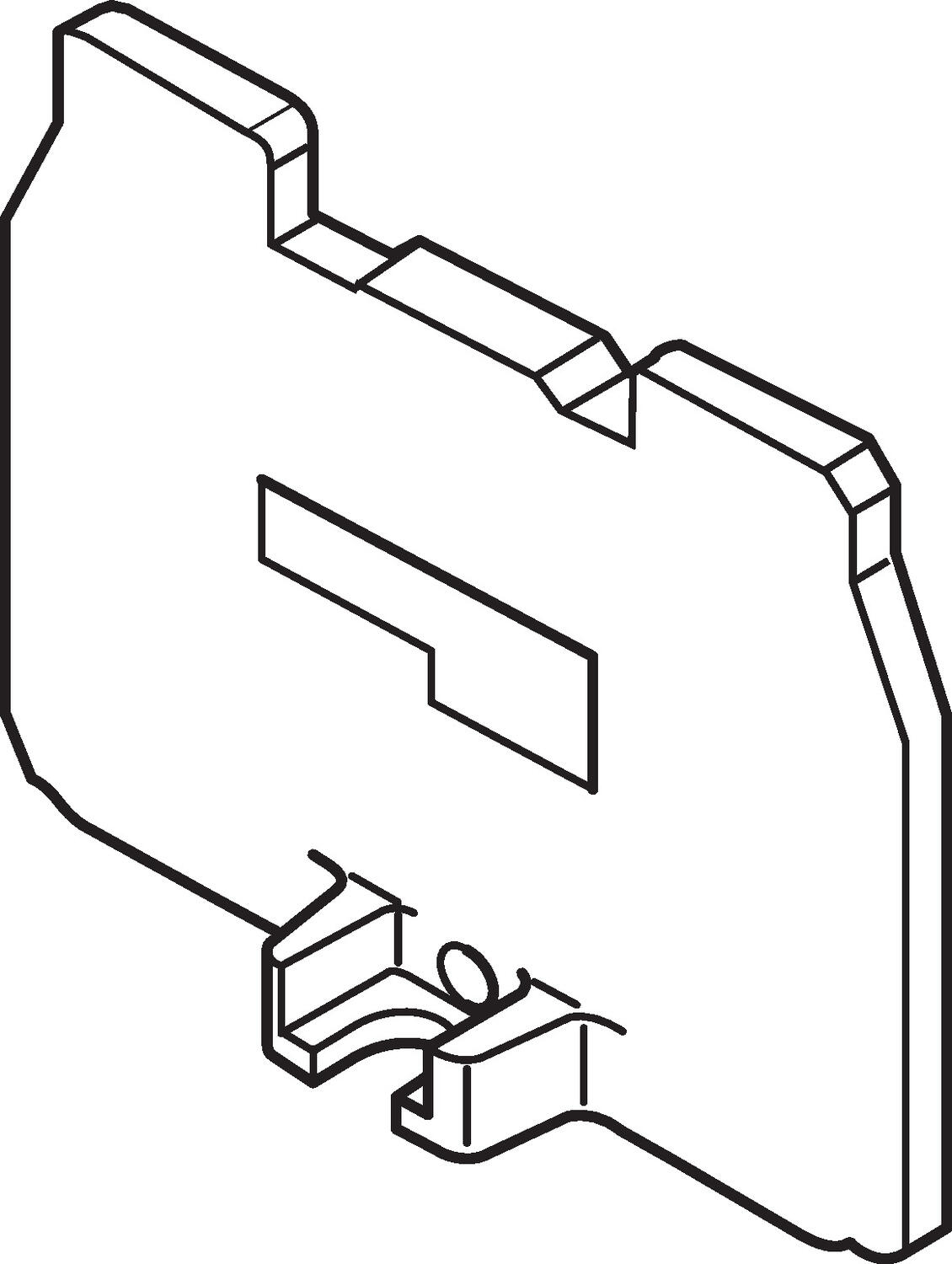 Drawing on endplate (kit)