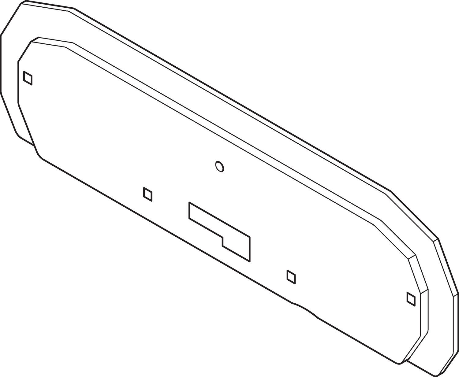 Drawing on partition wall grey and orange to terminal block spring clip
