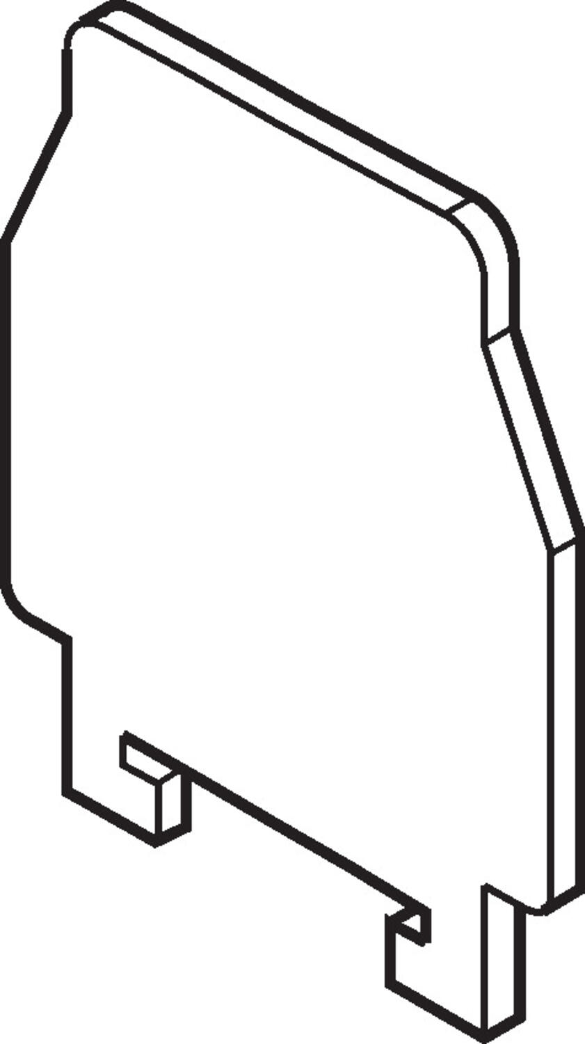 Drawing on partition wall to miniature block, TS15-rail