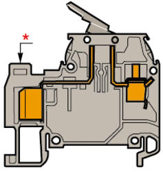 Illustration on ADO-Screw for heavy duty switch terminal block