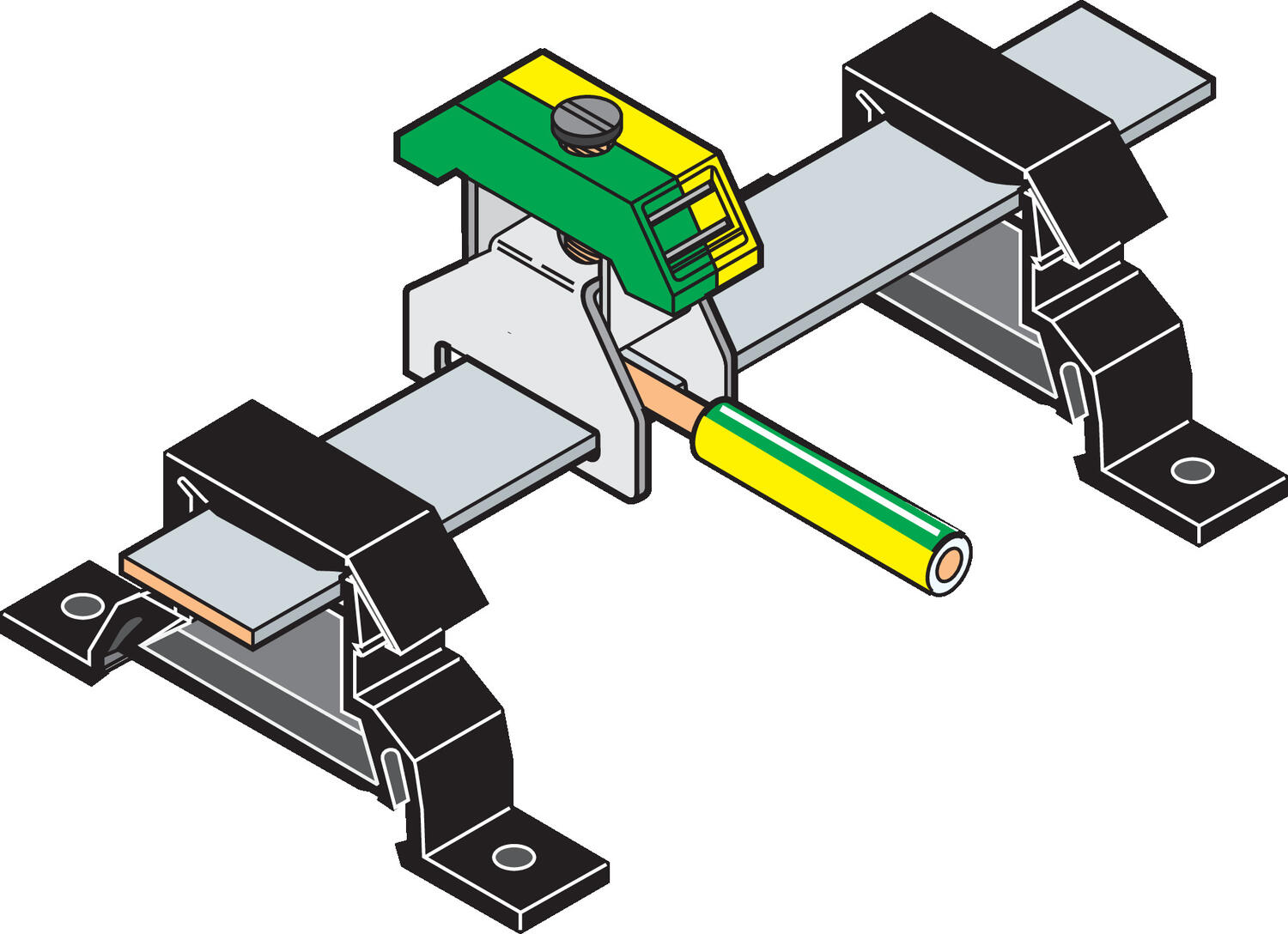 Illustration on ground connection