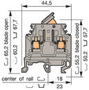 Illustration on heavy duty switch terminal block screw-screw