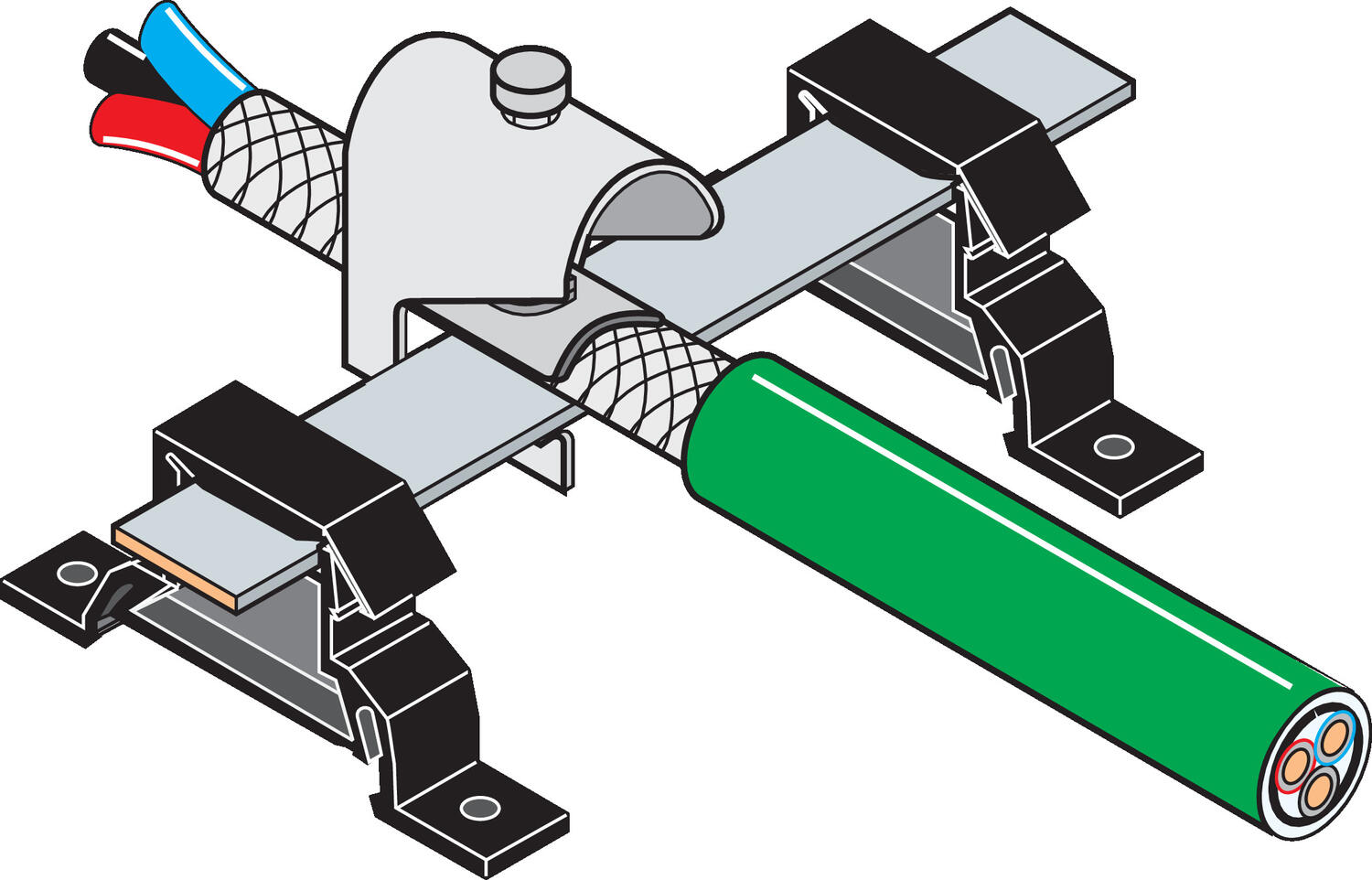 Illustration on screen connection