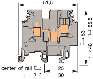 Illustration to M4/6.3A, 1 input - 2 outputs