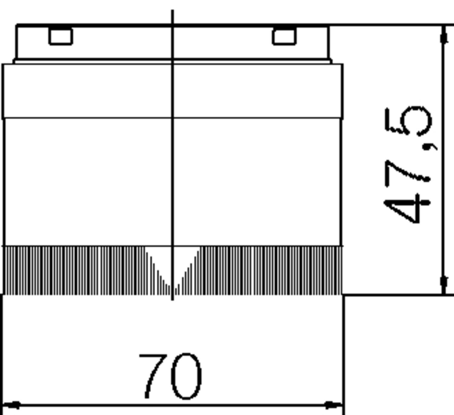 Light tower with AS-interface, dimension