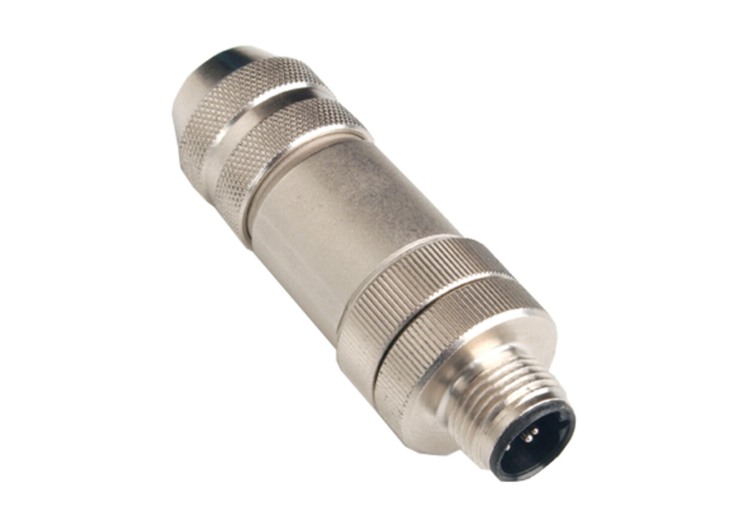 M12, without cable, straight male