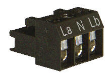 Panel erected warning light, connecting sketch