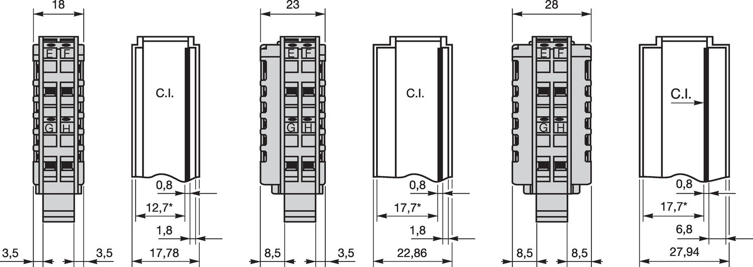 PFN-dimension drawing