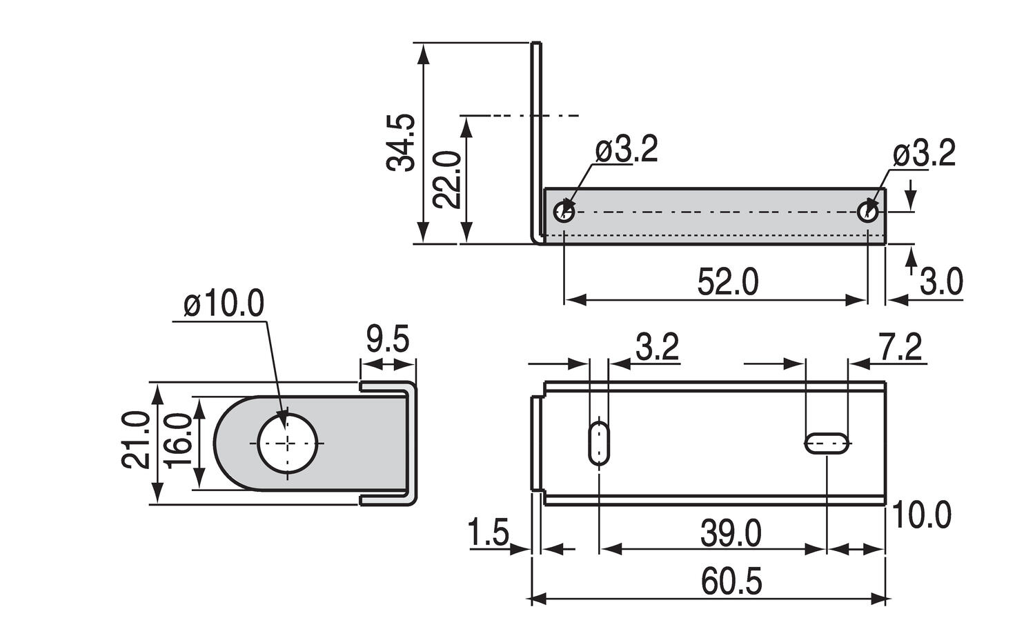 PSE100E-monteringsfäste