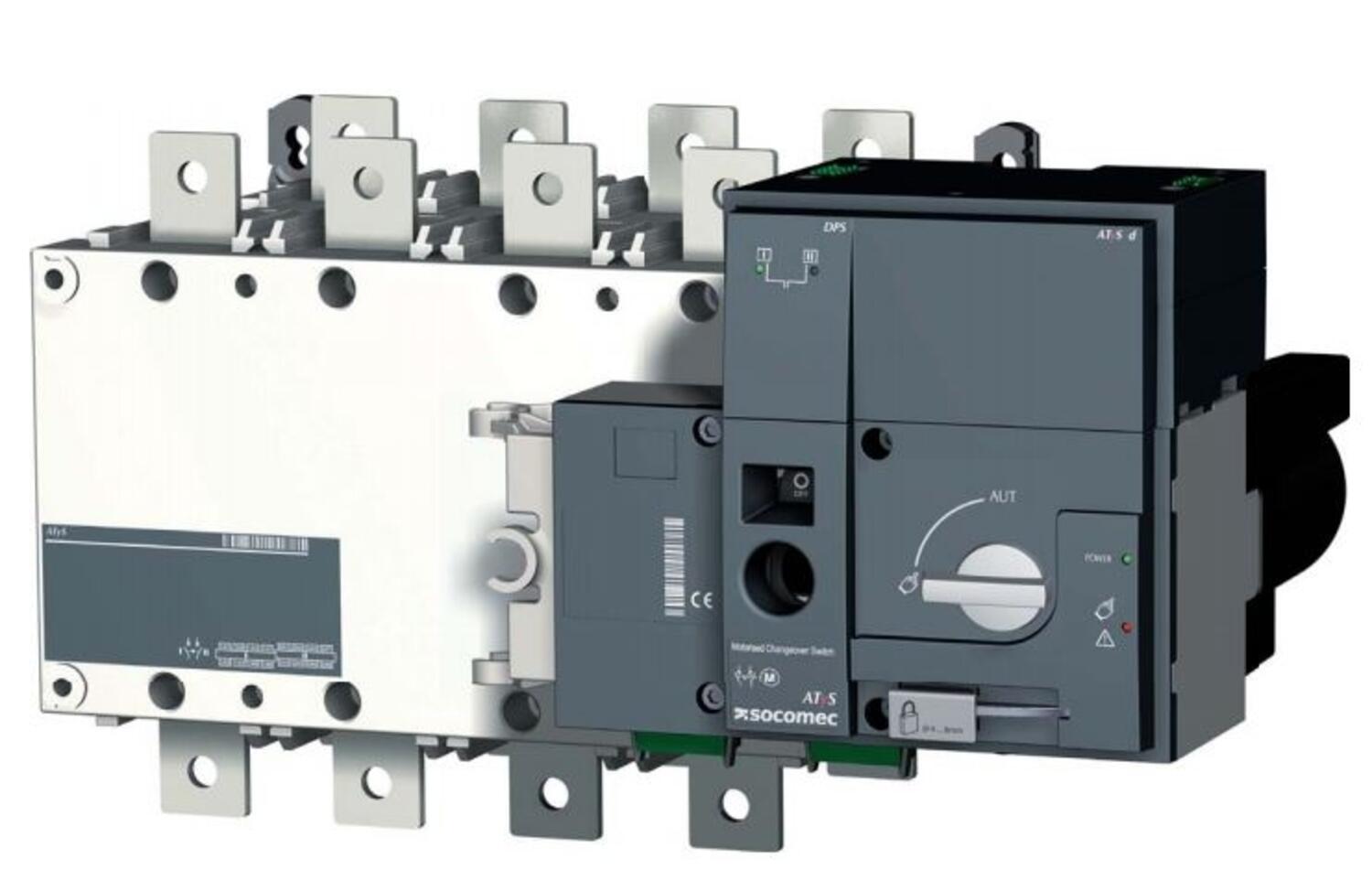 Socomec ATyS d 3x 1000 A motorový prepínac sietí  
Výstup: 95333100