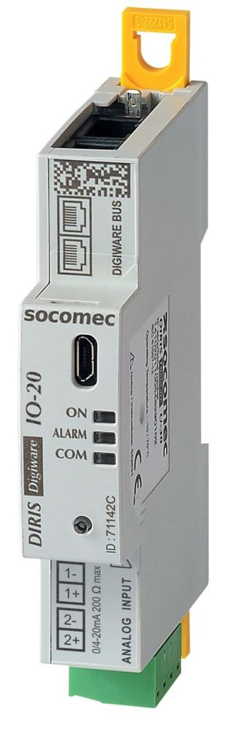 Socomec DIRIS Digiware, IO-20 2i Analógová Možnost 48290145