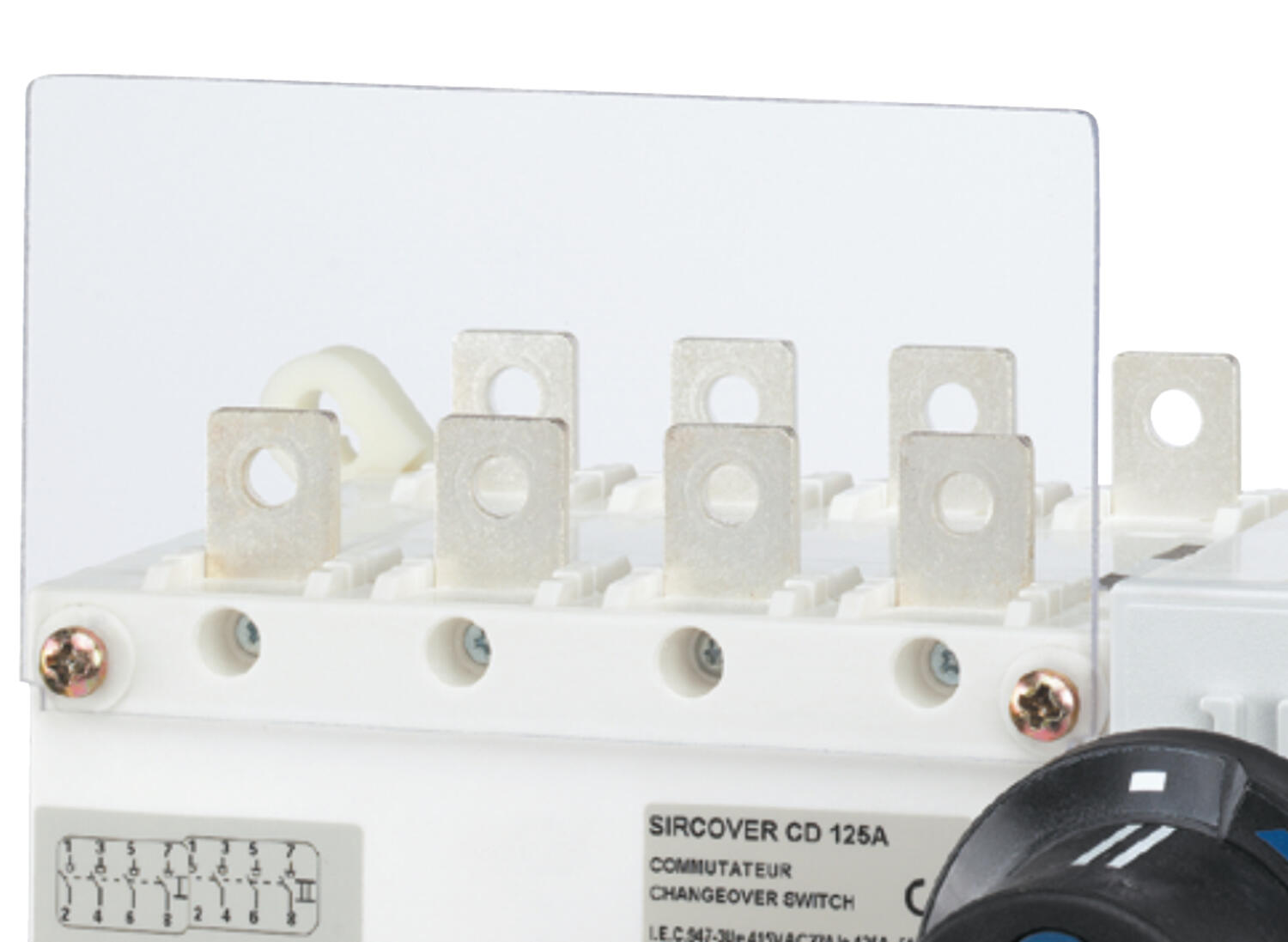 Socomec Ochranný kryt svoriek ATyS 500 A až 630 A 3-pól. 15093063