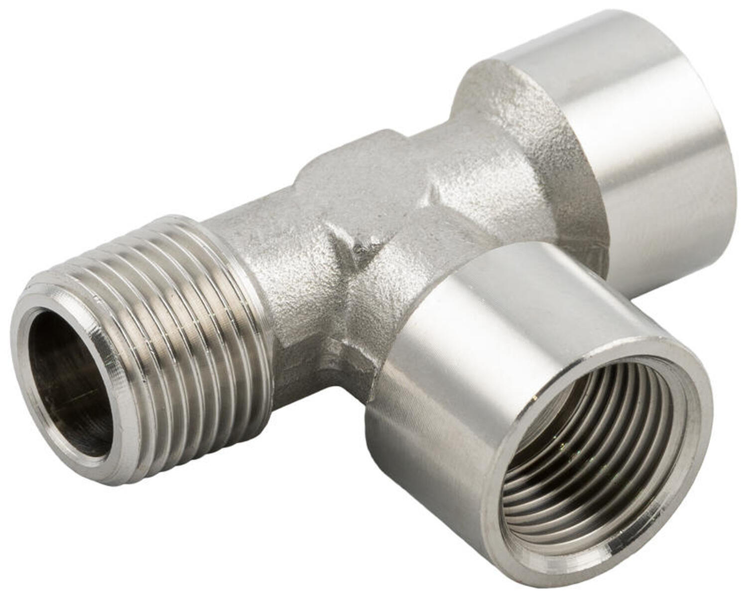 T-flue, 1x external conic, 2x internal tap