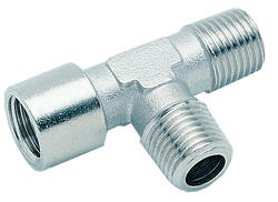 T-flue, 2x external conic, 1x internal tap
