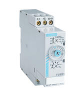Timerelay for DIN-rail, 2 pole