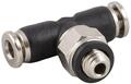 Turning T-connection, external metric tap