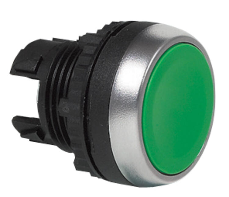 Unlighted snap fastener green